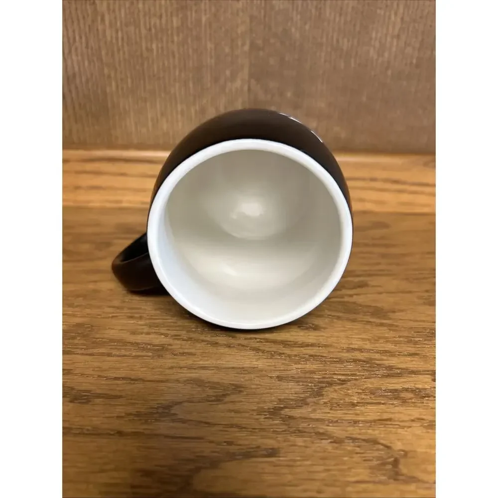 2011 Starbucks laser Etched Mermaid Siren Matte Black Barrel Coffee Mug Cup - Picture 4 of 5